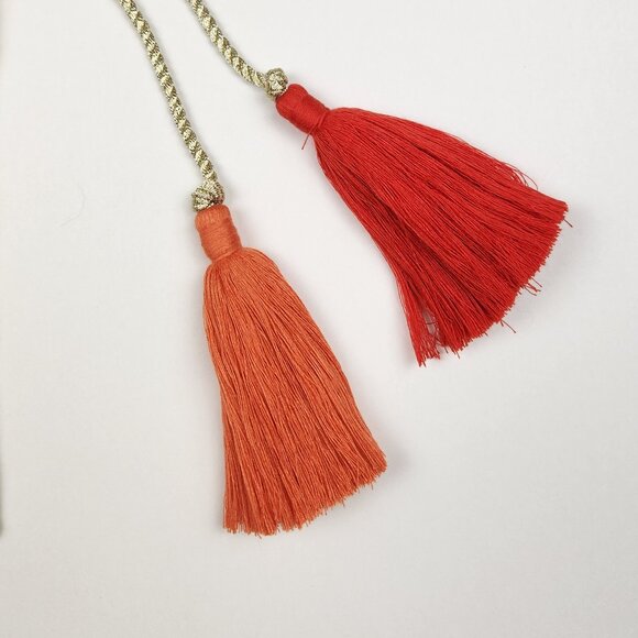 Atelier VM Small Square Dust Bag Tassels 7"x7" - Picture 4 of 5
